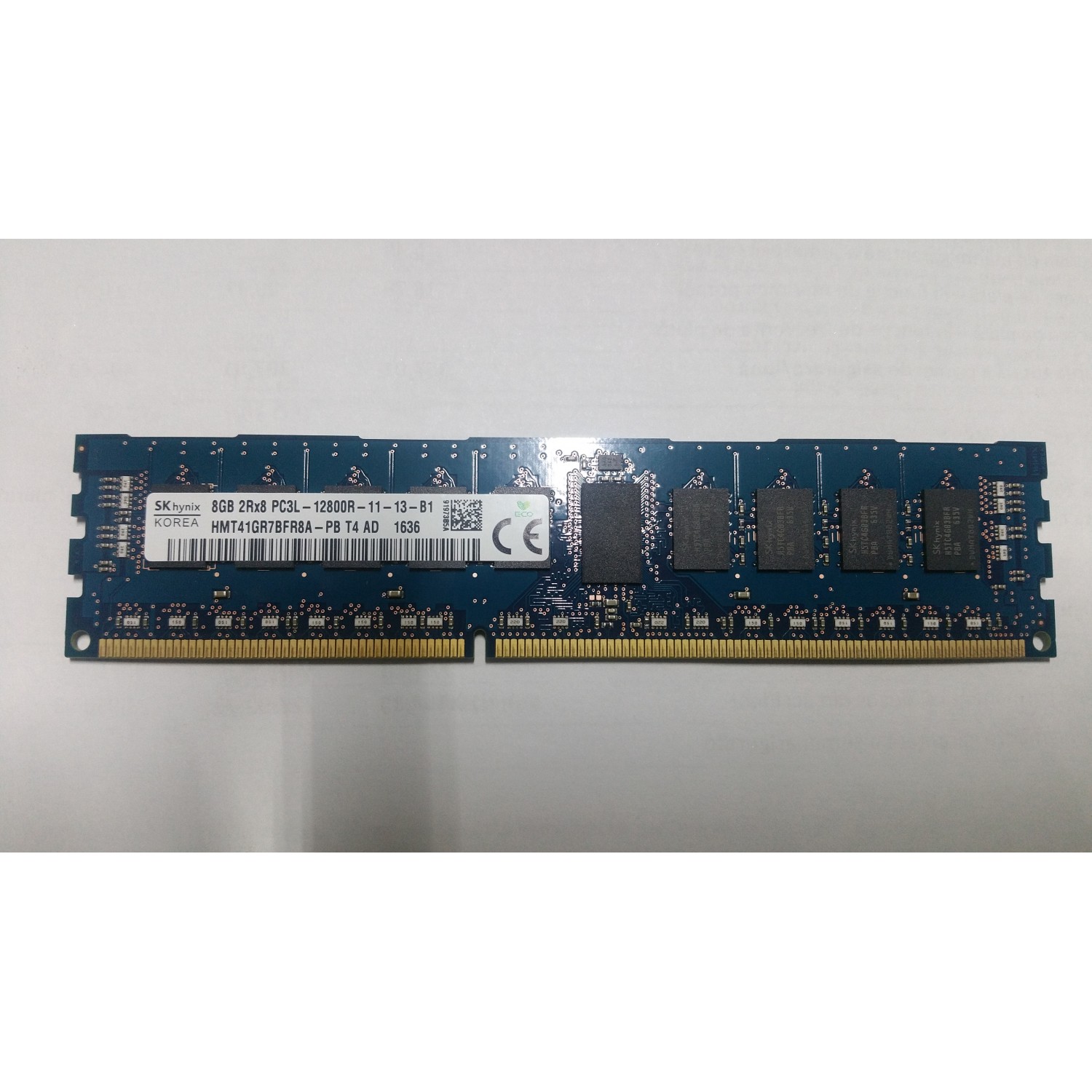 Memorie server 8GB 2RX8 PC3L-12800R ECC